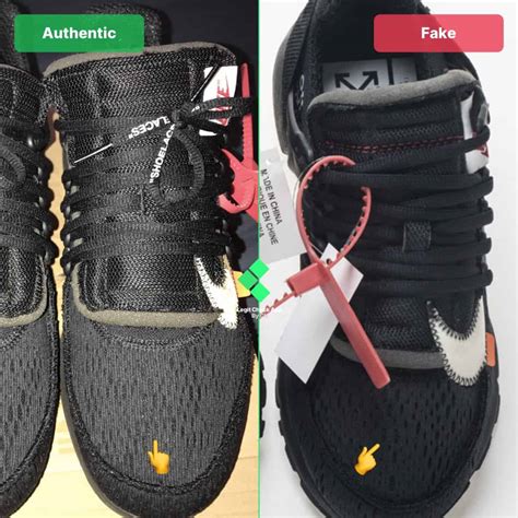 nike off white air presto fake